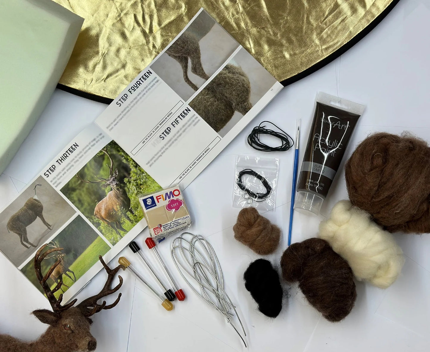 Skylar the Stag Artisan Needle Felting Kit